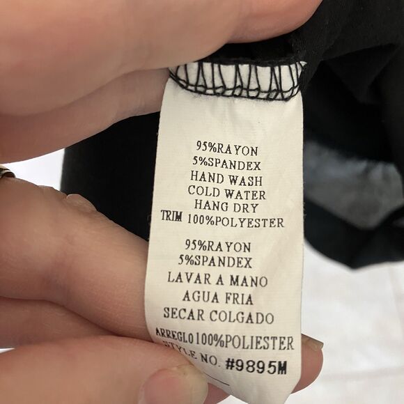 Tunic Women’s Small Black Short Sleeve Mur Mur Popover Whimsy Goth - Picture 5 of 5